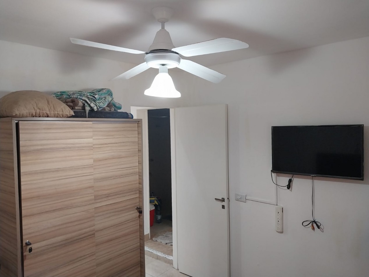 Departamento 1 dormitorio con cochera contrafrente 
